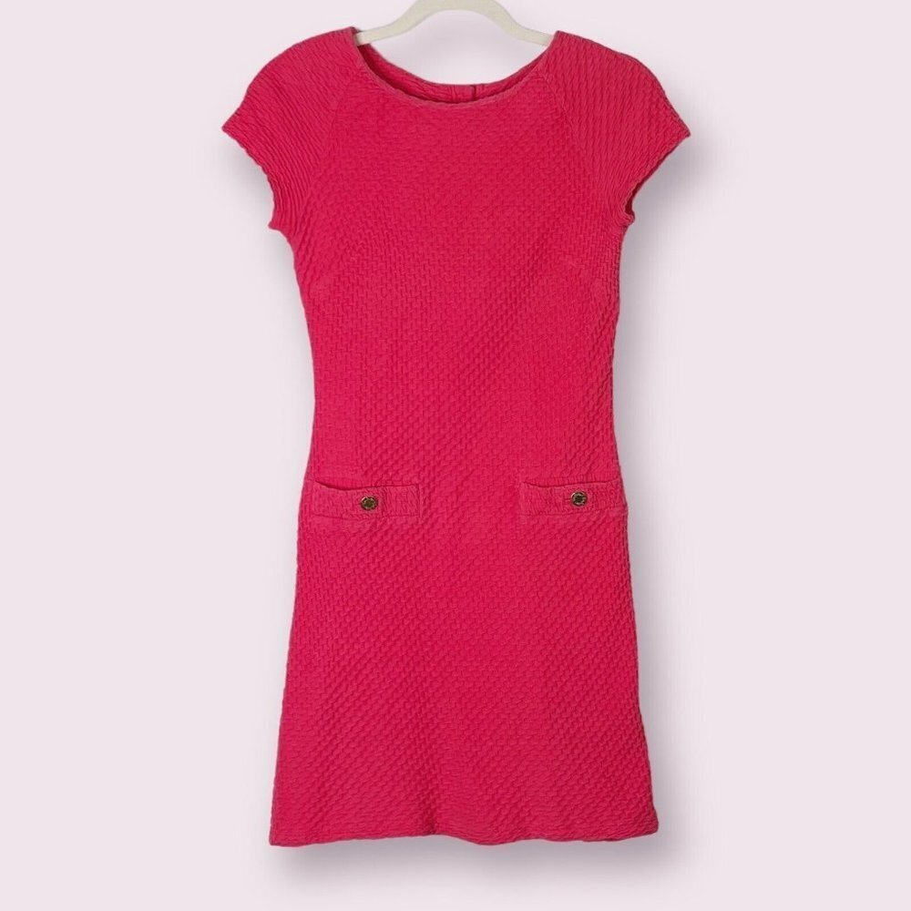 Lilly Pulitzer Coral Pink Coco Dress Women’s Size XS Small - Picture 2 of 12
